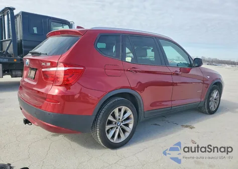 2014 BMW X3 xDrive28I z USA, uszkodzony, nr VIN 5UXWX9C56E0D38481